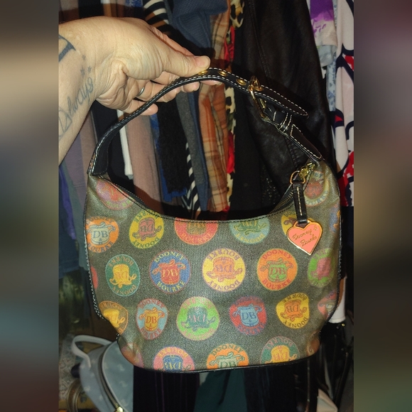 Dooney & Bourke Handbags - Dooney & Bourke Colorful Logo Shoulder Bag